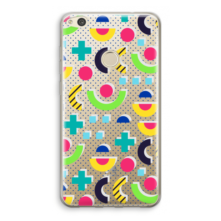 8-bit N°1: Huawei Ascend P8 Lite (2017) Transparant Hoesje