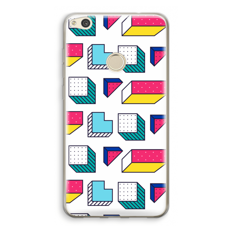 8-bit N°7: Huawei Ascend P8 Lite (2017) Transparant Hoesje