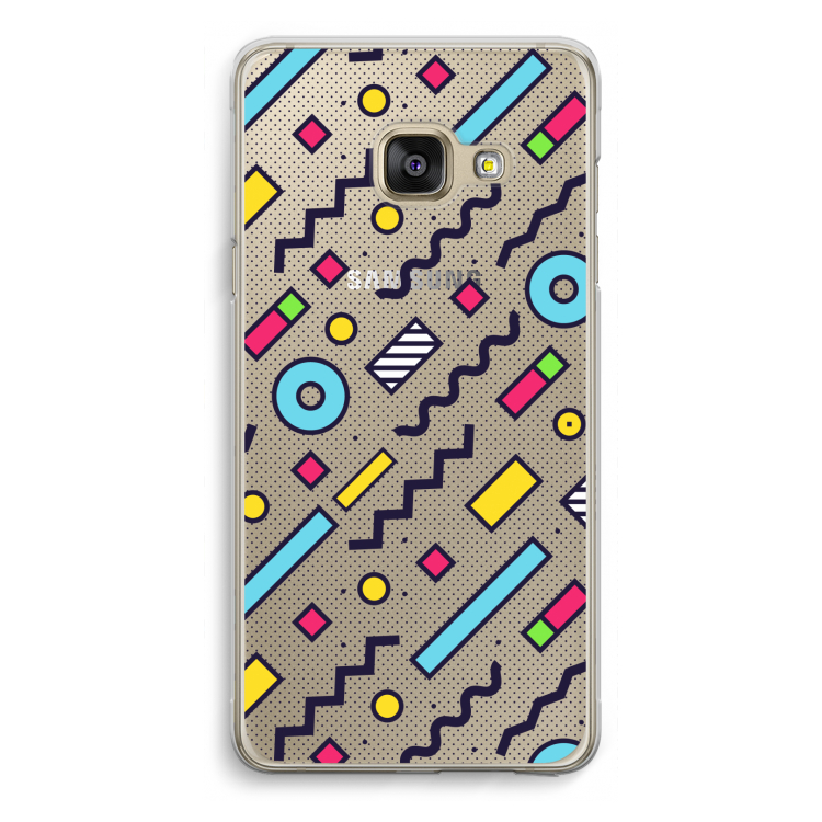 8-bit N°8: Samsung Galaxy A3 (2016) Transparant Hoesje