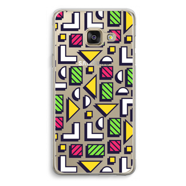 8-bit N°4: Samsung Galaxy A3 (2016) Transparant Hoesje