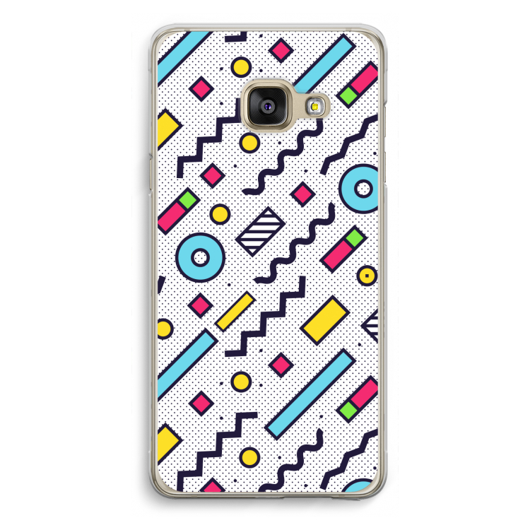 8-bit N°8: Samsung Galaxy A3 (2016) Transparant Hoesje