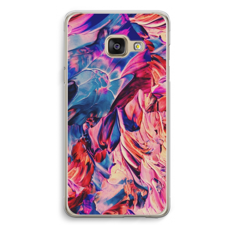 Pink Orchard: Samsung A3 (2017) Transparant Hoesje