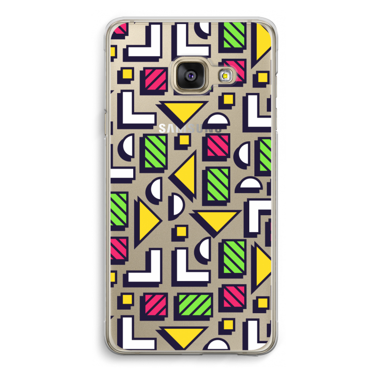 8-bit N°4: Samsung A3 (2017) Transparant Hoesje
