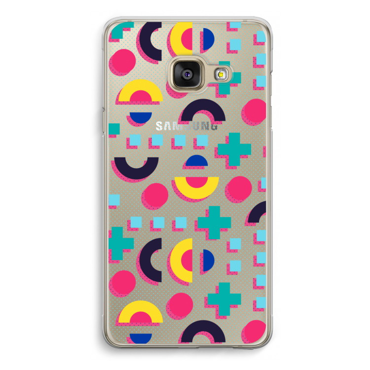 8-bit N°2: Samsung A3 (2017) Transparant Hoesje