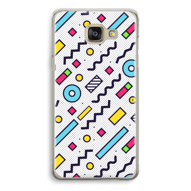 8-bit N°8: Samsung Galaxy A5 (2016) Transparant Hoesje