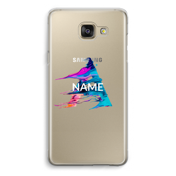 Abstract Spectrum: Samsung Galaxy A5 (2016) Transparant Hoesje