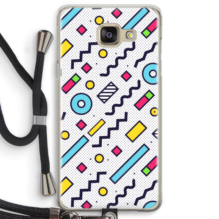 8-bit N°8: Samsung Galaxy A5 (2016) Transparant Hoesje met koord