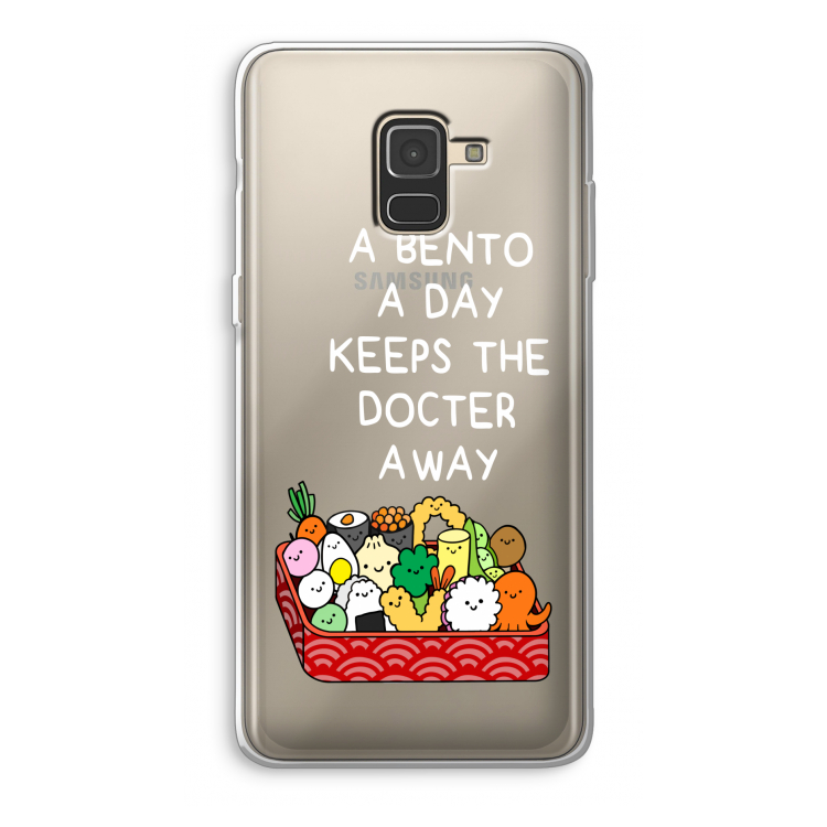 Bento a day: Samsung Galaxy A8 (2018) Transparant Hoesje