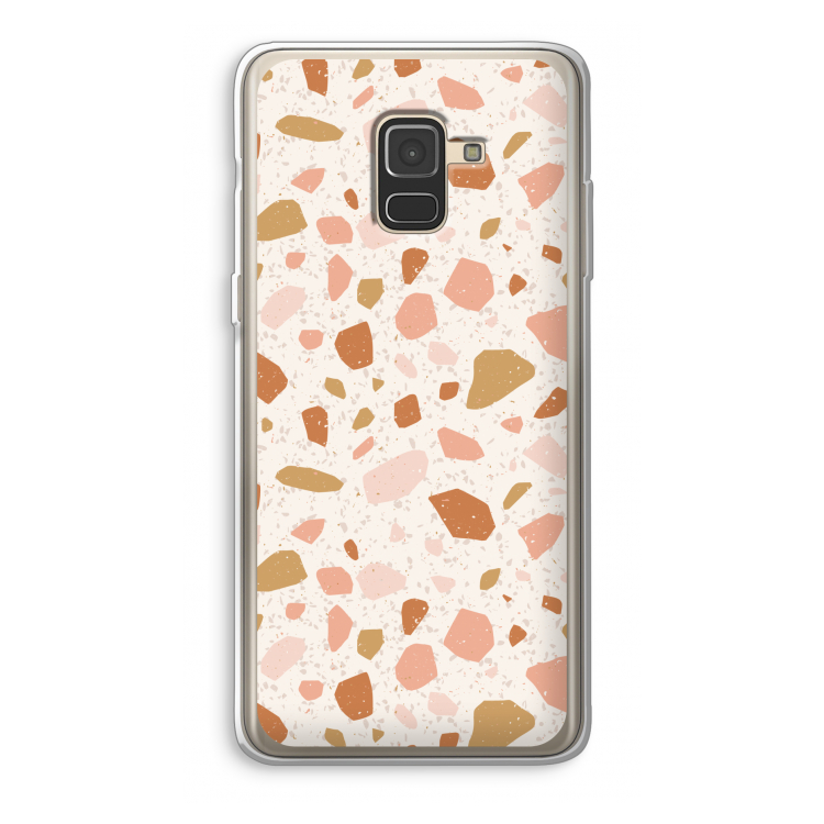 Terrazzo N°18: Samsung Galaxy A8 (2018) Transparant Hoesje