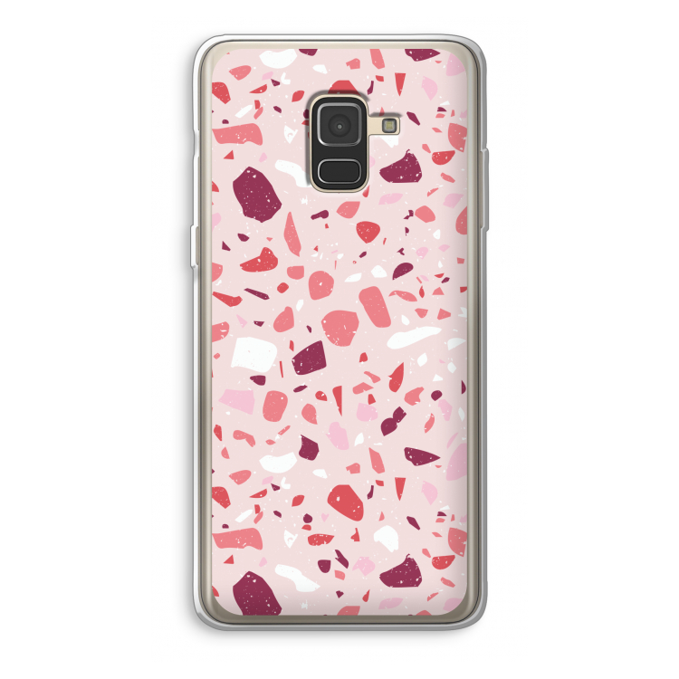 Terrazzo N°15: Samsung Galaxy A8 (2018) Transparant Hoesje