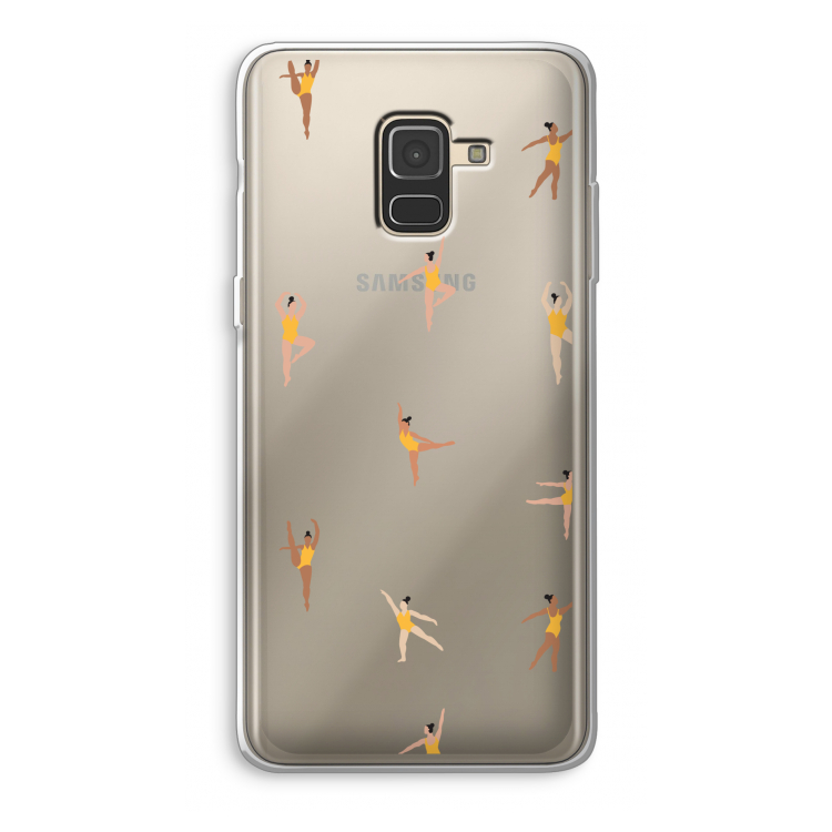 Dans #2: Samsung Galaxy A8 (2018) Transparant Hoesje