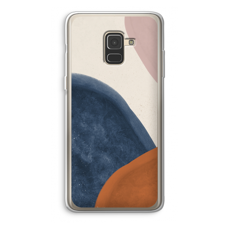 Geo #1: Samsung Galaxy A8 (2018) Transparant Hoesje