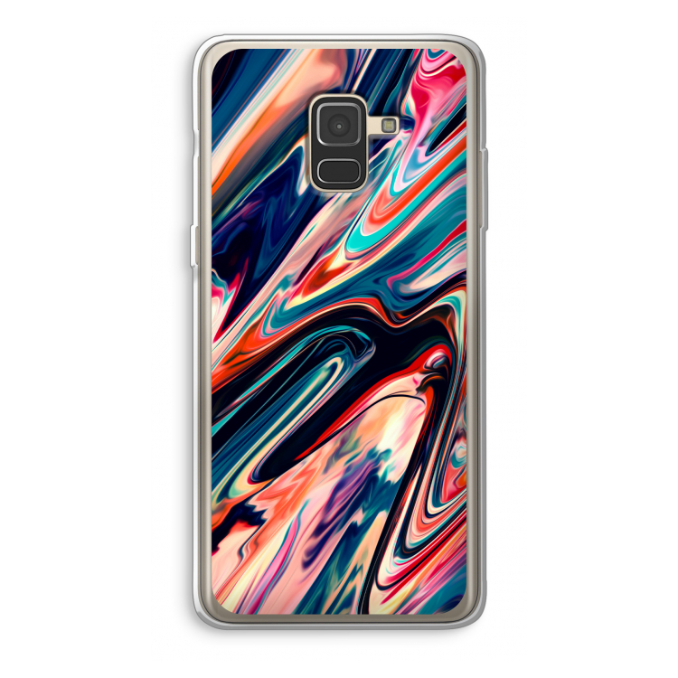 Quantum Being: Samsung Galaxy A8 (2018) Transparant Hoesje