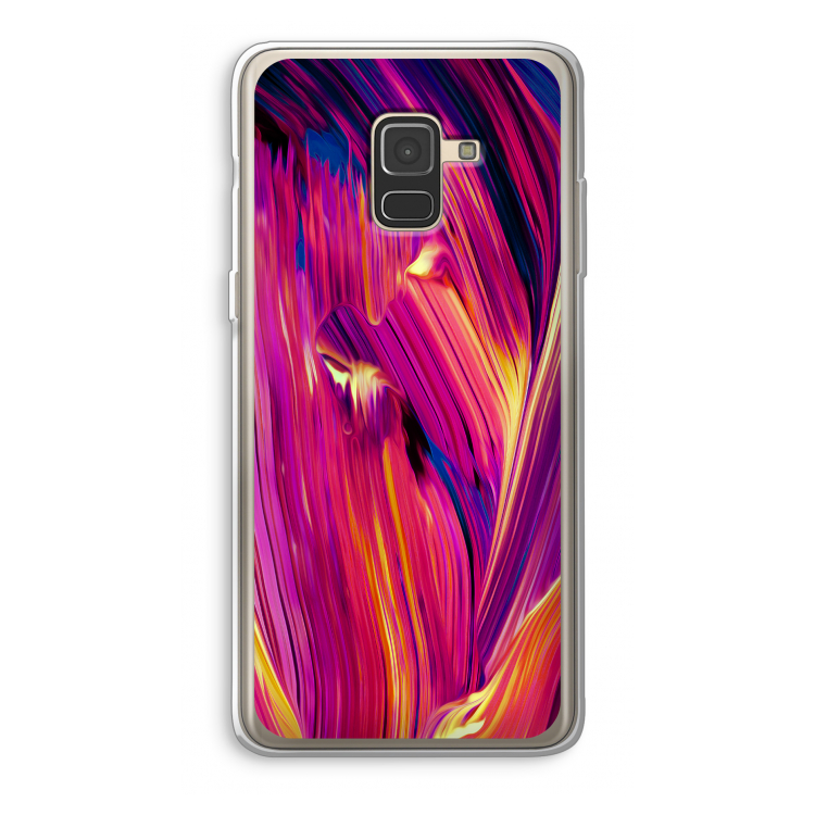 Phoenix: Samsung Galaxy A8 (2018) Transparant Hoesje