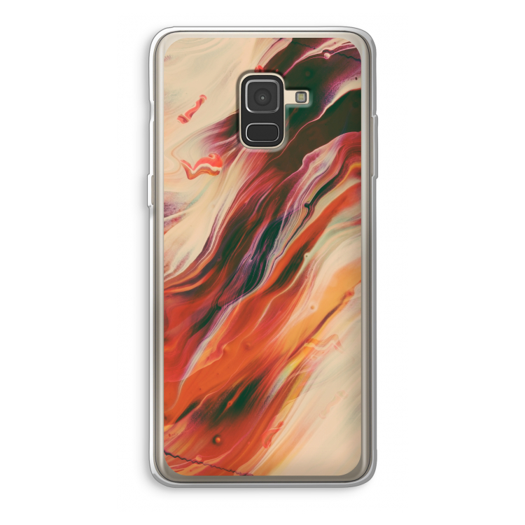 Forgotten Lands: Samsung Galaxy A8 (2018) Transparant Hoesje