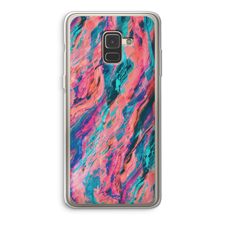 Electric Times: Samsung Galaxy A8 (2018) Transparant Hoesje