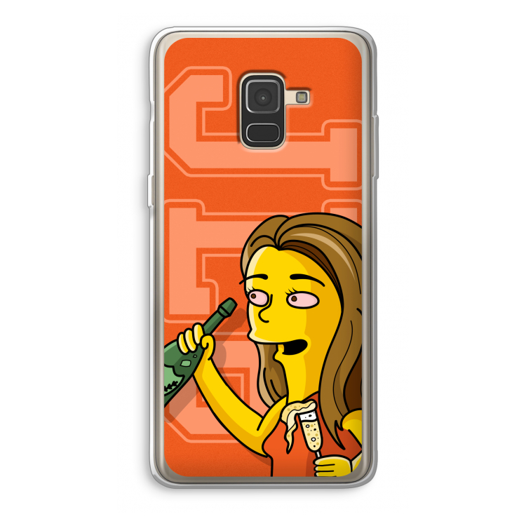 Jamie Lee Simpson: Samsung Galaxy A8 (2018) Transparant Hoesje