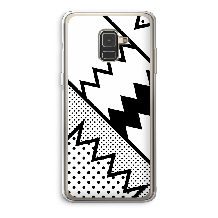 Pop Art #5: Samsung Galaxy A8 (2018) Transparant Hoesje