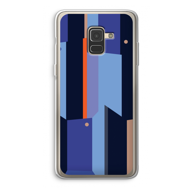 Gestalte 3: Samsung Galaxy A8 (2018) Transparant Hoesje