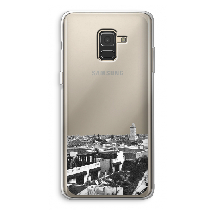 Marrakech Skyline : Samsung Galaxy A8 (2018) Transparant Hoesje