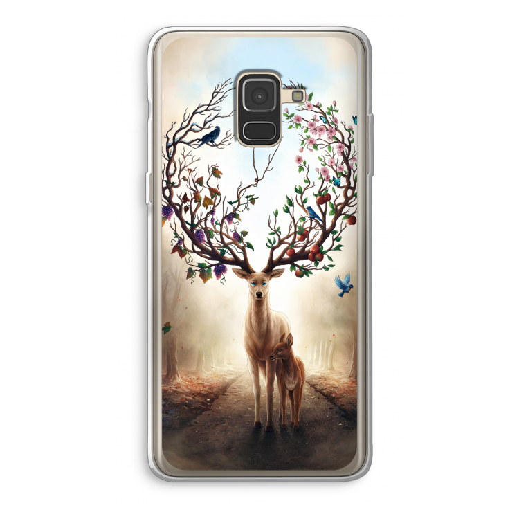 Seasons Change: Samsung Galaxy A8 (2018) Transparant Hoesje