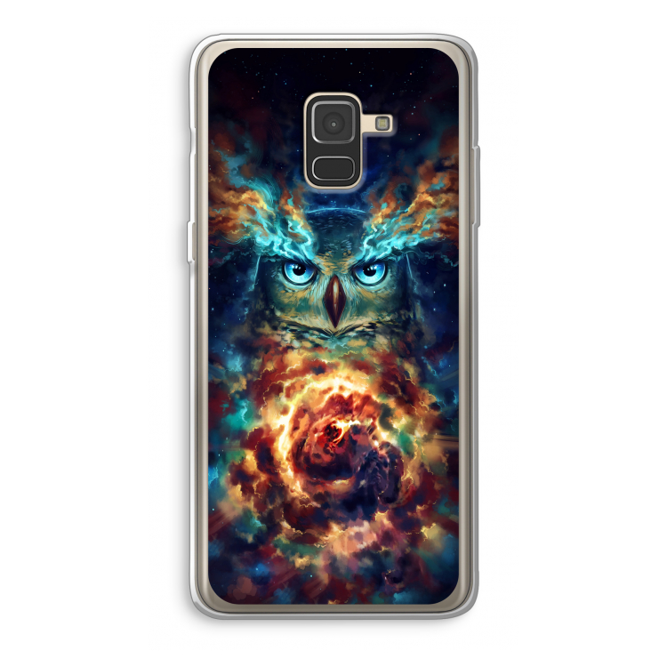 Aurowla: Samsung Galaxy A8 (2018) Transparant Hoesje