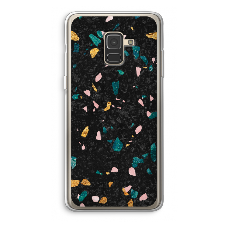 Terrazzo N°10: Samsung Galaxy A8 (2018) Transparant Hoesje