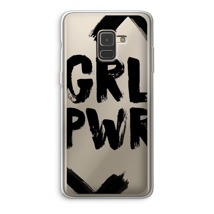Girl Power #2: Samsung Galaxy A8 (2018) Transparant Hoesje