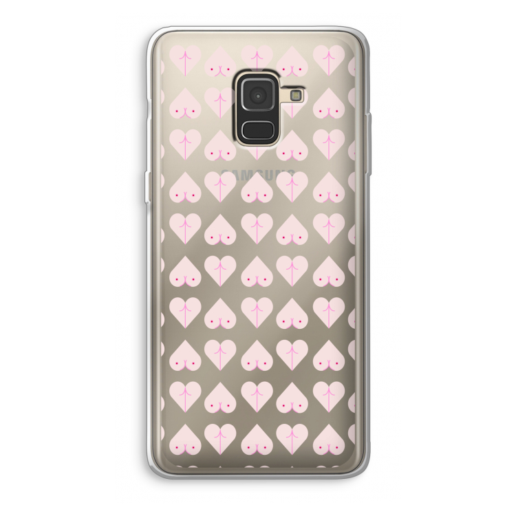 Ass 'n Titties: Samsung Galaxy A8 (2018) Transparant Hoesje