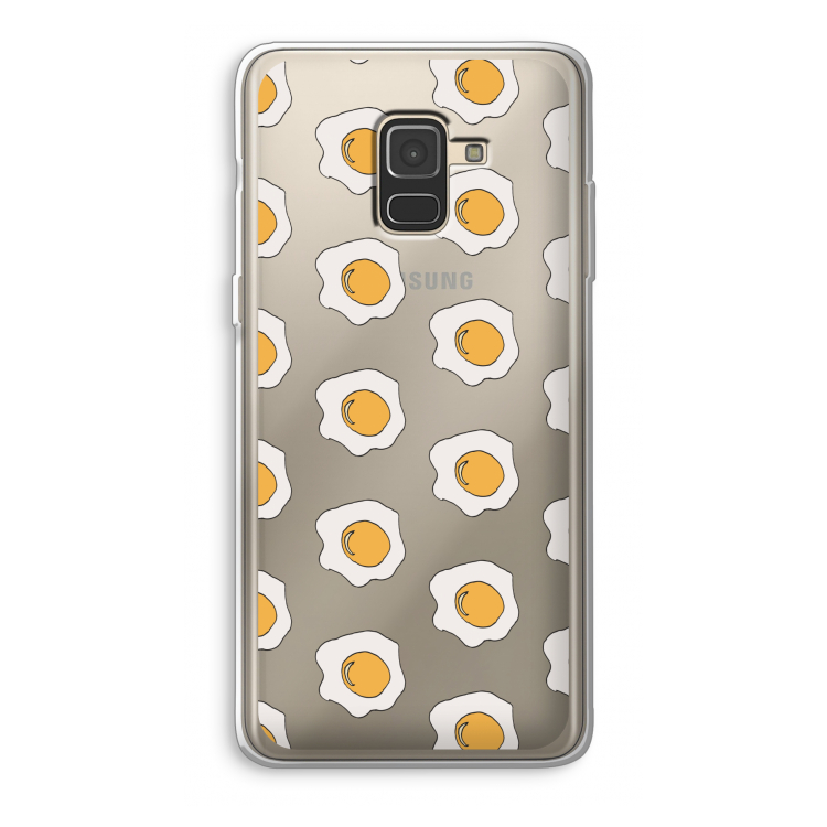 Bacon to my eggs #1: Samsung Galaxy A8 (2018) Transparant Hoesje