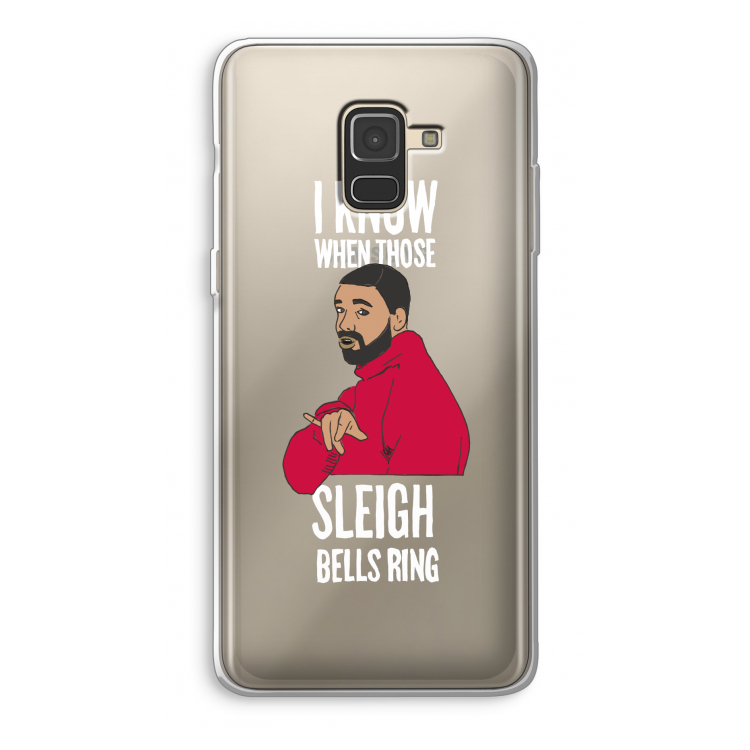 Sleigh Bells Ring: Samsung Galaxy A8 (2018) Transparant Hoesje