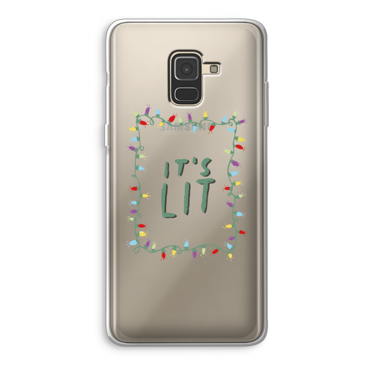 It's Lit: Samsung Galaxy A8 (2018) Transparant Hoesje