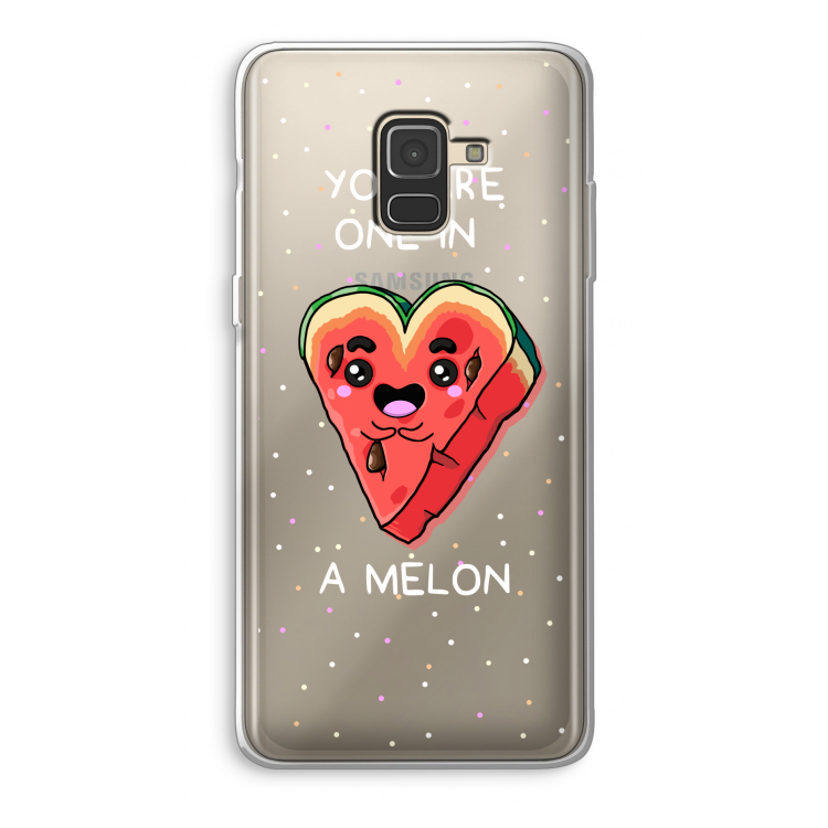 One In A Melon: Samsung Galaxy A8 (2018) Transparant Hoesje