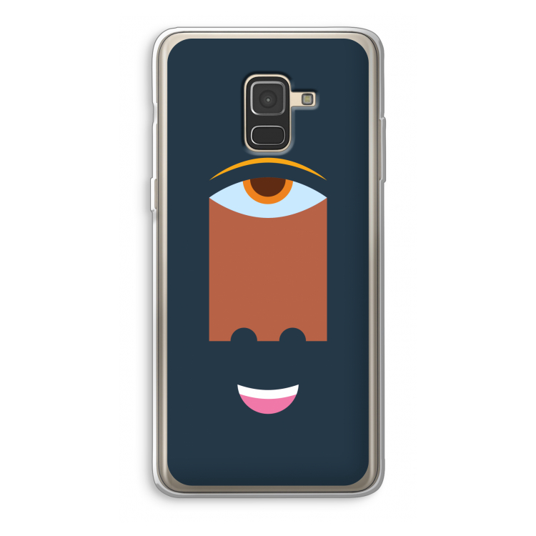 Mono M: Samsung Galaxy A8 (2018) Transparant Hoesje