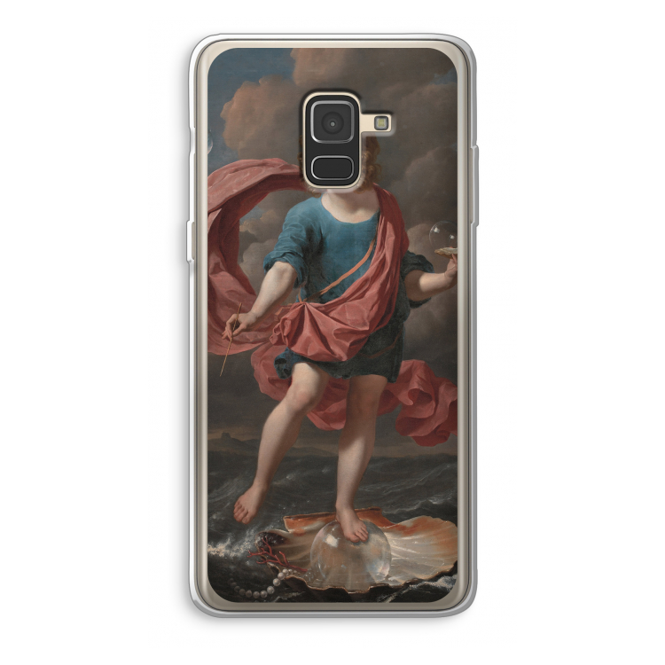 Soap Bubbles: Samsung Galaxy A8 (2018) Transparant Hoesje