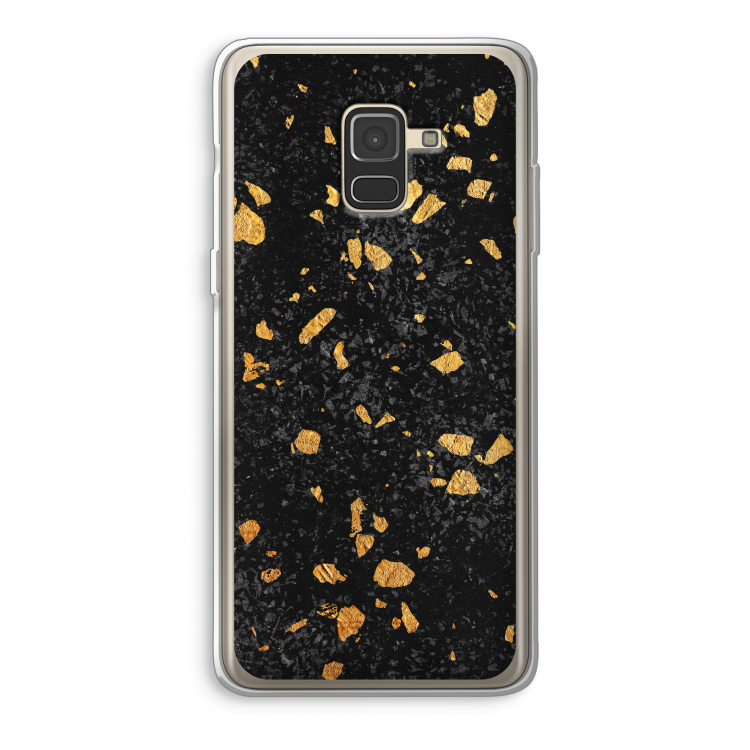 Terrazzo N°7: Samsung Galaxy A8 (2018) Transparant Hoesje