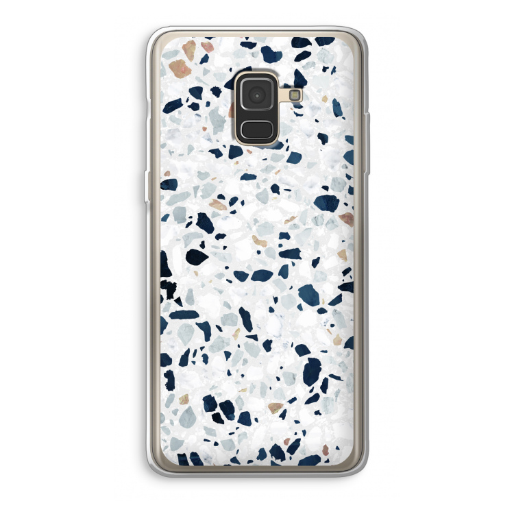 Terrazzo N°1: Samsung Galaxy A8 (2018) Transparant Hoesje