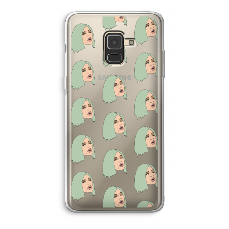 King Kylie: Samsung Galaxy A8 (2018) Transparant Hoesje
