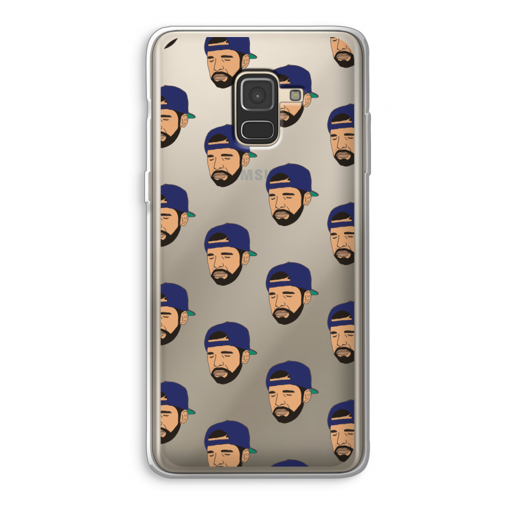 Drake Away: Samsung Galaxy A8 (2018) Transparant Hoesje