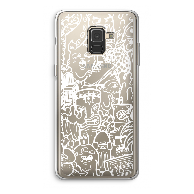 Vexx Mixtape #2: Samsung Galaxy A8 (2018) Transparant Hoesje