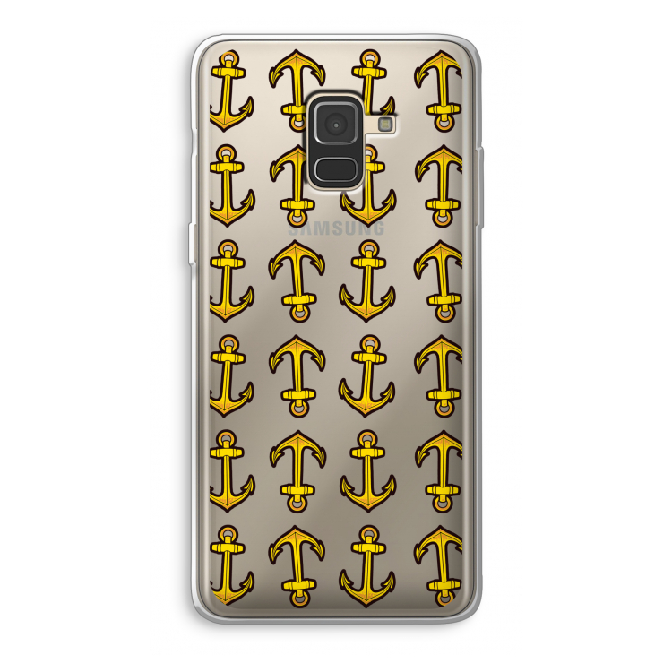 Musketon Anchor: Samsung Galaxy A8 (2018) Transparant Hoesje