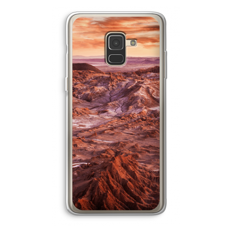 Mars: Samsung Galaxy A8 (2018) Transparant Hoesje