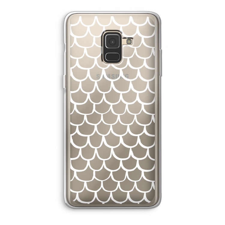 Dakpannetjes: Samsung Galaxy A8 (2018) Transparant Hoesje