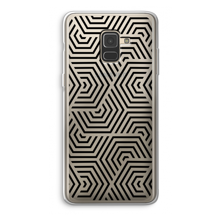 Magic pattern: Samsung Galaxy A8 (2018) Transparant Hoesje