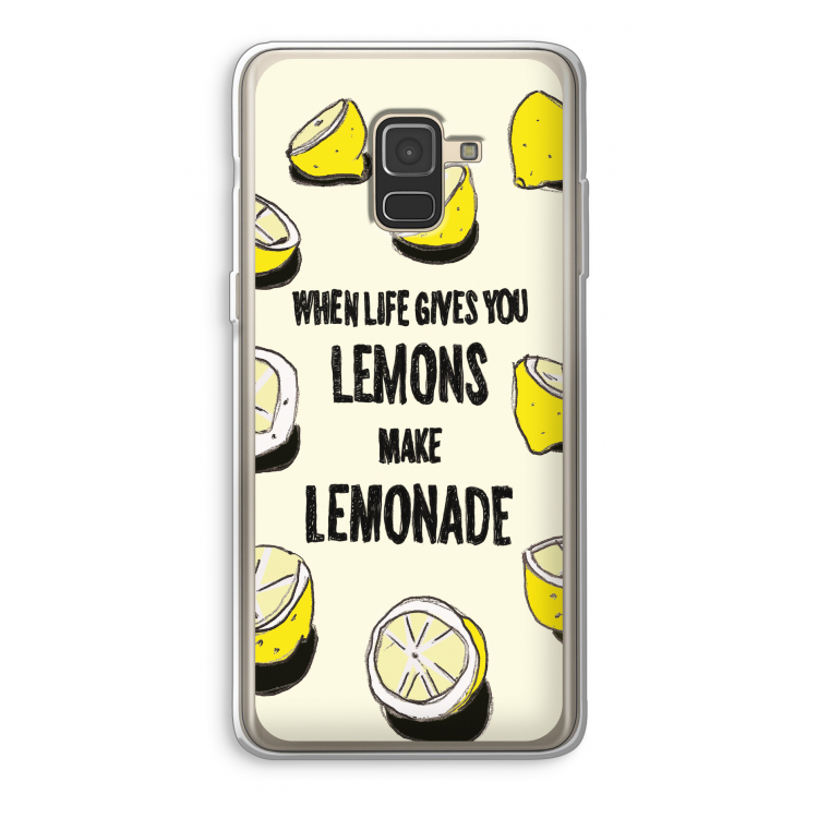 Lemonade: Samsung Galaxy A8 (2018) Transparant Hoesje