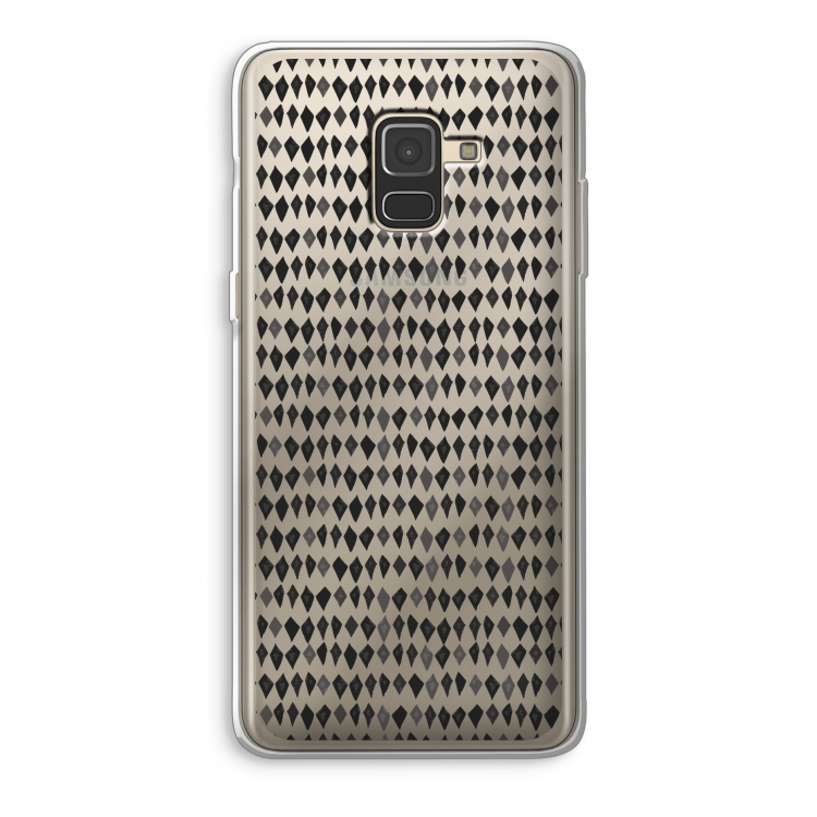 Crazy shapes: Samsung Galaxy A8 (2018) Transparant Hoesje
