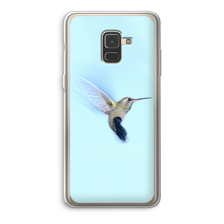 Kolibri: Samsung Galaxy A8 (2018) Transparant Hoesje