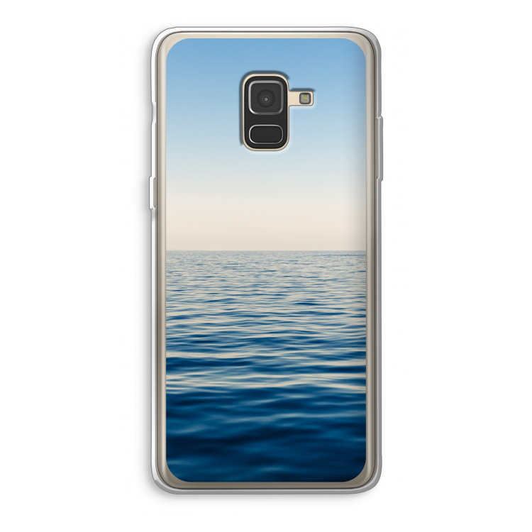 Water horizon: Samsung Galaxy A8 (2018) Transparant Hoesje