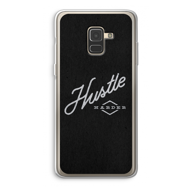 Hustle: Samsung Galaxy A8 (2018) Transparant Hoesje