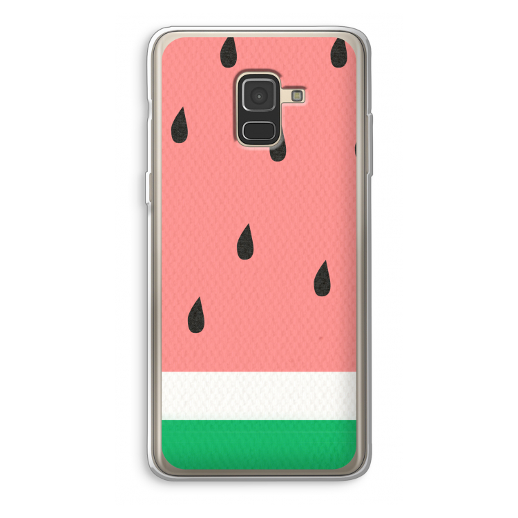 Watermeloen: Samsung Galaxy A8 (2018) Transparant Hoesje